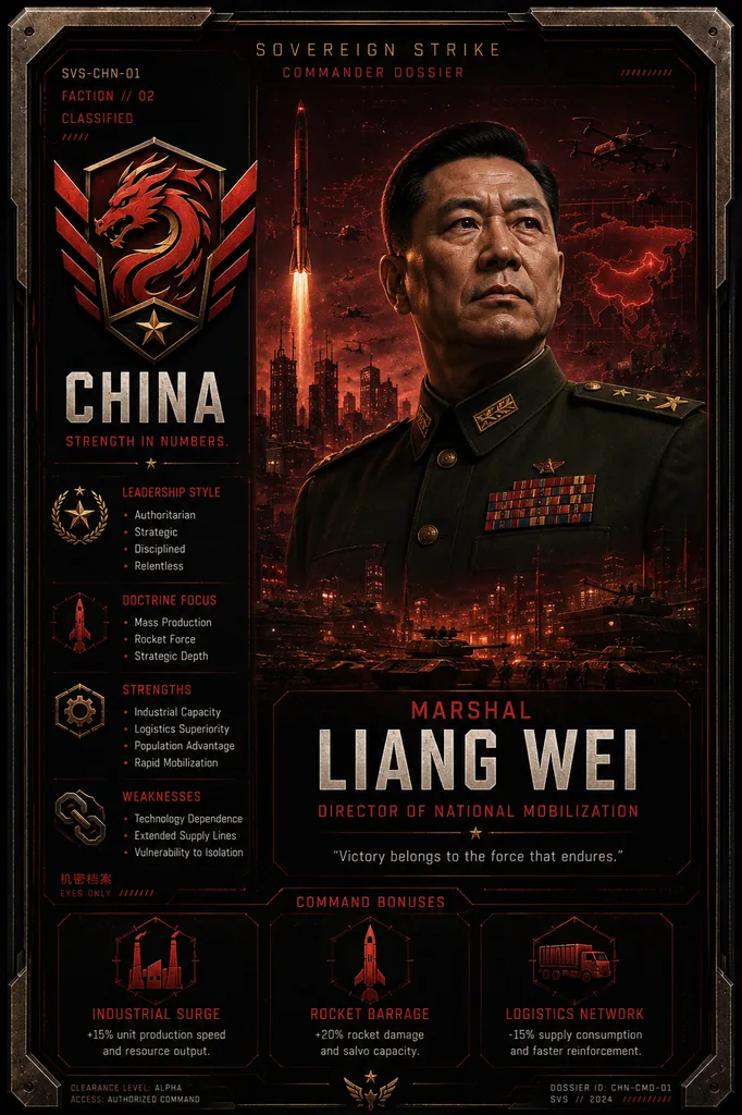 Liang Wei dossier — Director of National Mobilization