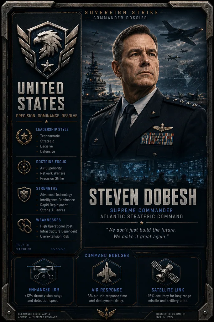 Steven Dobesh dossier — Atlantic Strategic Command
